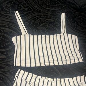 2 piece cropped top set